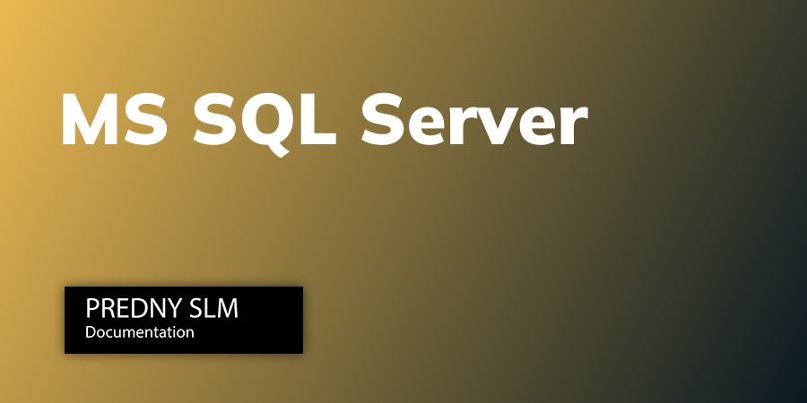 MS SQL Server | SLM DOC